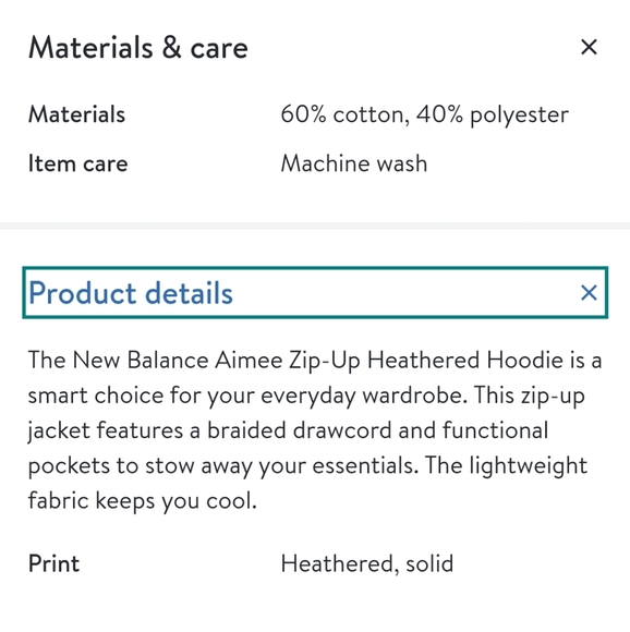 New balance zip up hoodie - Picture 5 of 5